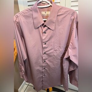 Etienne Aigner Long Sleeve Men's Dress Shirt, Large, 16 1/2, 32/33